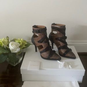Chloe Short Boots Size 35.